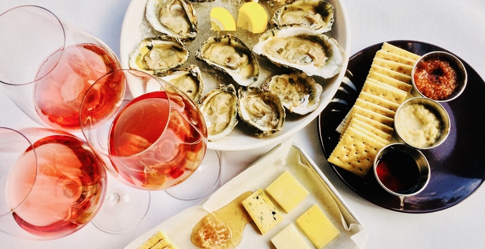 Oysters, Cheese Plate and Rosé Tasting: Date-night at The Shed at Glenwood