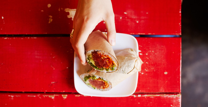Be the Wave: Poke Burritos and Drinks for Two at Poke Burri