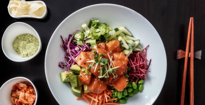 Best In Town: Poke Bowl and Drinks for Two at Poke Burri