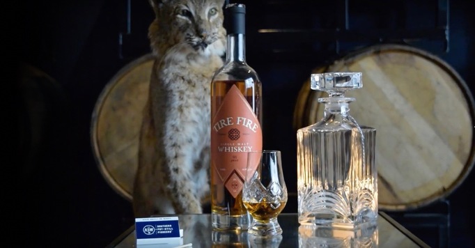 Scotchy Scotch Scotch, the Smoky Reprise: Holiday Tour, Tastings + Bottle of ASW's brand new Heavily Peated Single Malt Whiskey, Tire Fire