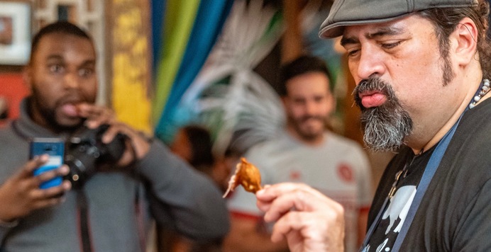El Super Pan at The Battery: "Puerto Rican Festival de San Sebastián Parranda" Multi-Course Feast and Musical Party with Chef Hector Santiago 