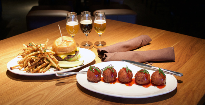 First Look: ATL-Inspired Burgers & Beer Flights for Two at Mason Tavern