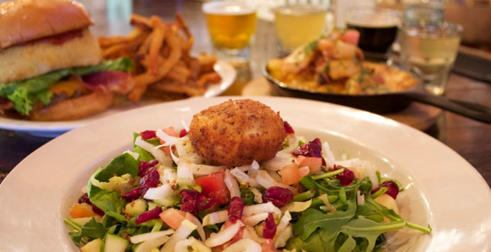 HOBNOB's Gastropub Dinner and Beer Flight for 2