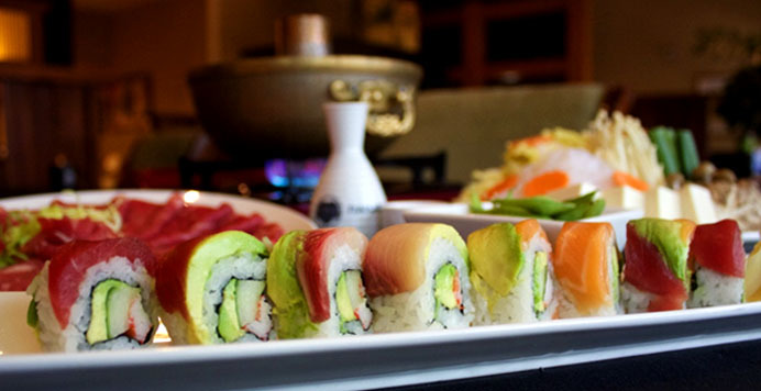 Japanese Hot Pot and Sushi Dinner For Two at Nakato