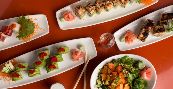 Sushi Rolls & Saki Flights for Two at Steel by Kuroshio