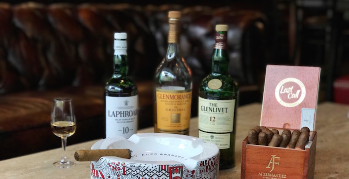 First Class R&R: Scotch Flight & Stogies at Highland Cigar Co.